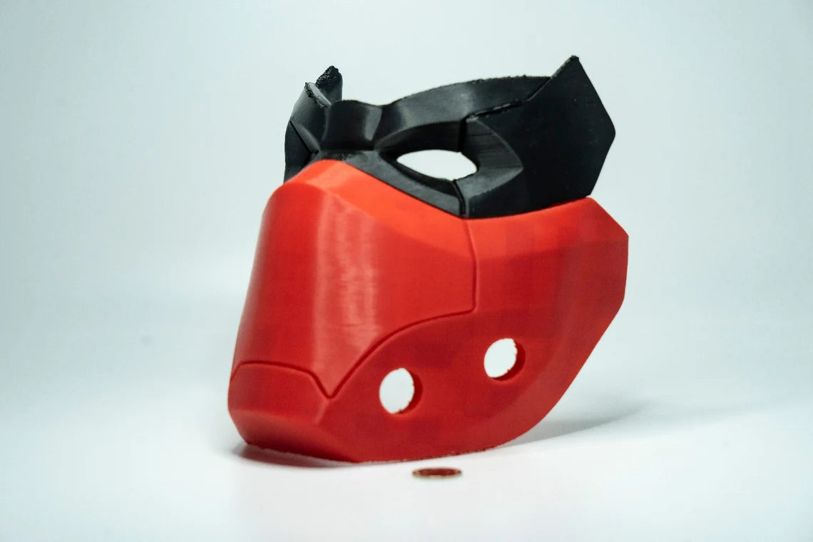 custom order red hood mask