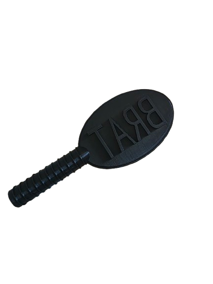 Duel sided brat stamp paddle